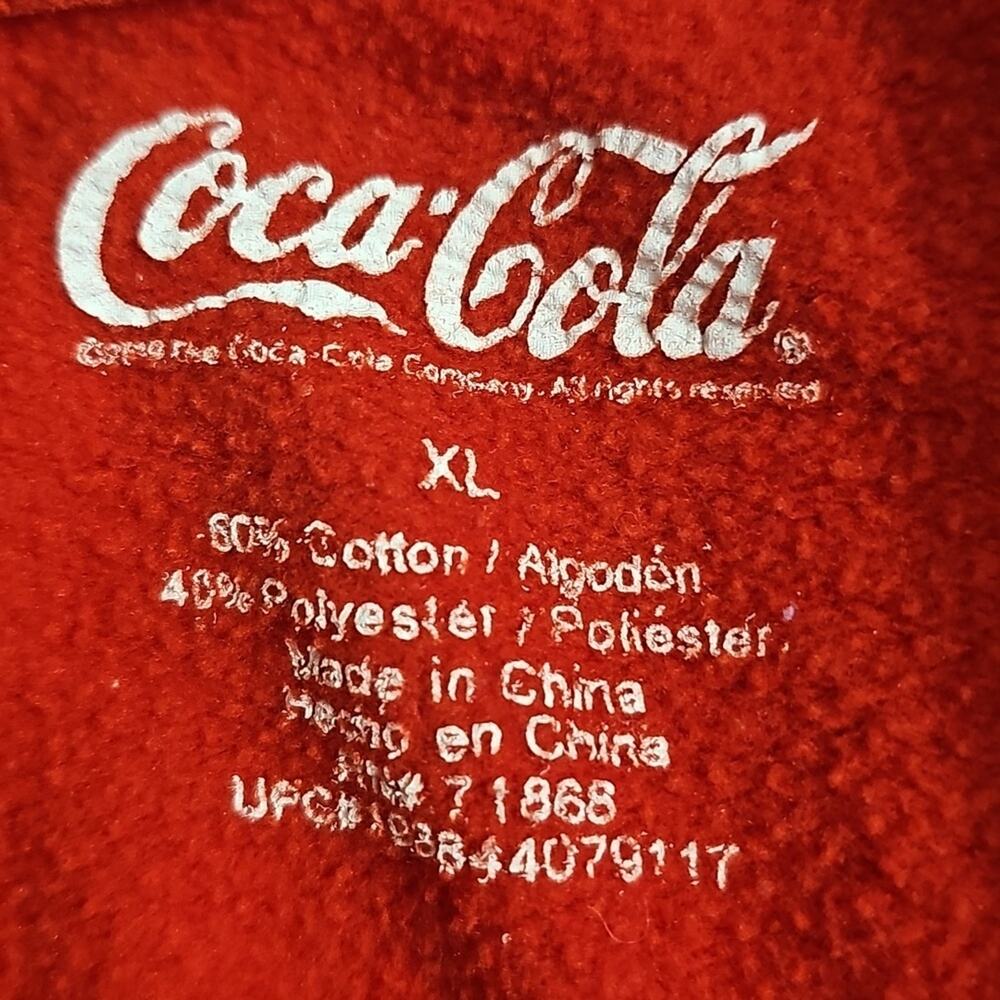 Vintage Coca-Cola Red Sweatshirt Crewneck Womens L Unisex Statement Wear EUC - Picture 5 of 10